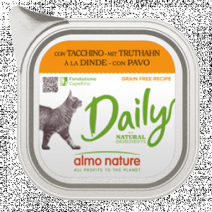 ALMO NATURE Daily Cat With Turkey - konservi kaķiem 12 x 100g